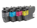 Brother LC422 Value Pack - 4-pack - black, cyan, magenta, yellow - original - ink cartridge thumbnail 3