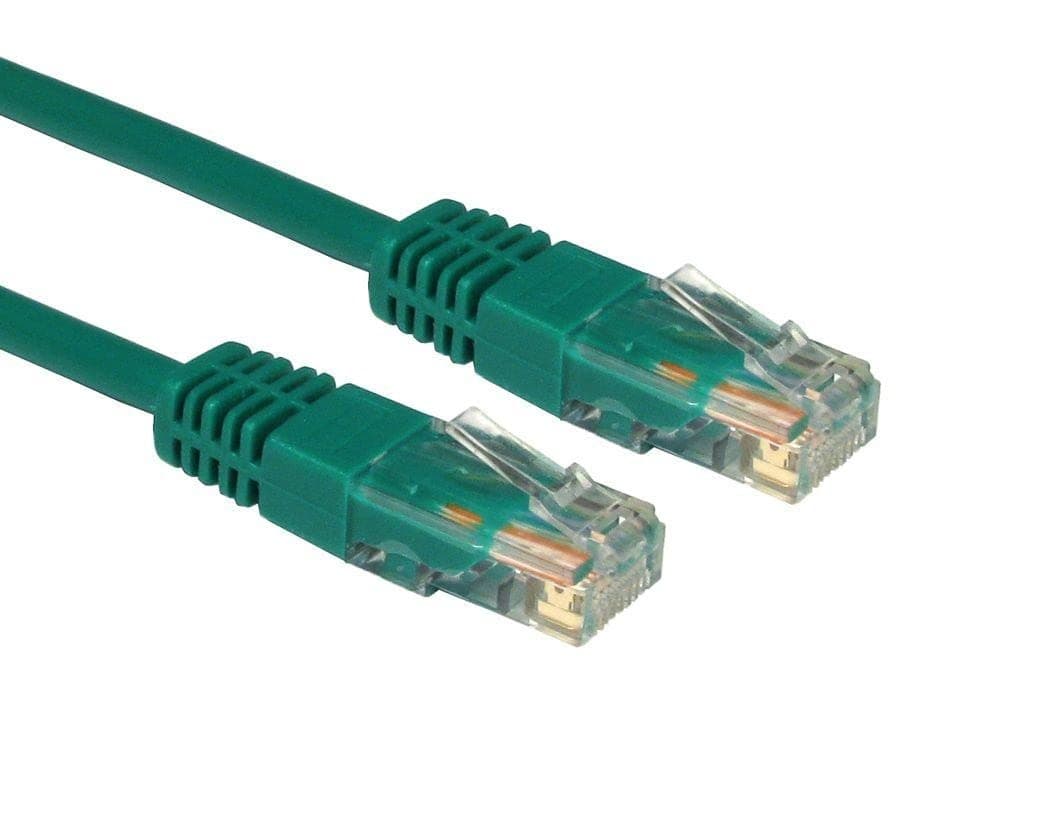 Cables Direct 4m Cat5e U/UTP Patch Cable - Green - Image 1