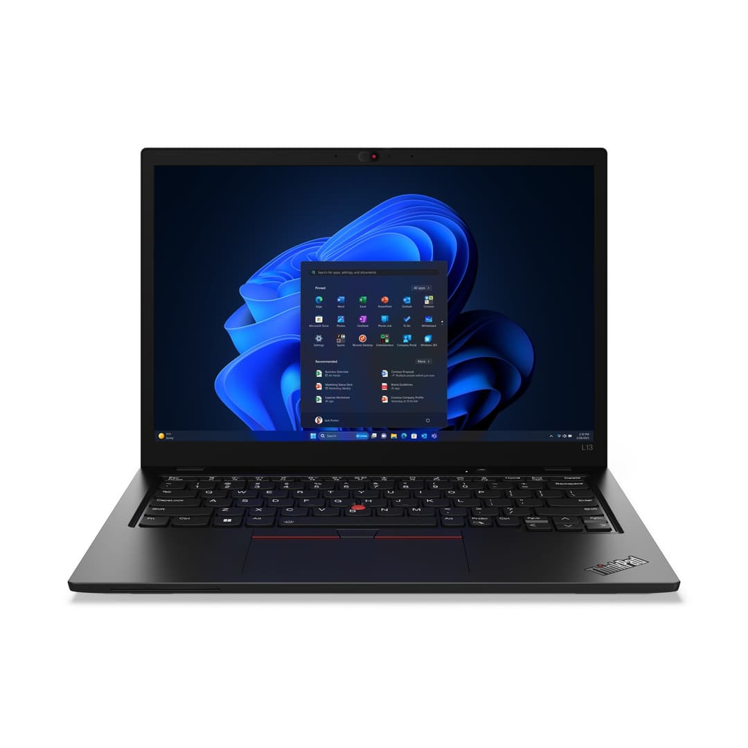 Lenovo ThinkPad L13 Gen 5 (Intel) Intel Core Ultra 5 125U Laptop 33.8 cm (13.3") WUXGA 16 GB LPDDR5-SDRAM 256 GB SSD Wi-Fi 6E (802.11ax) Windows 11 Pro Black English - Image 1