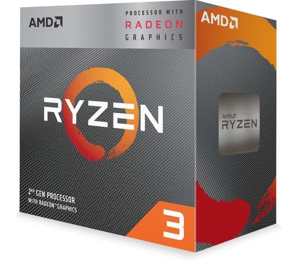 AMD Ryzen 3 3200G 4-Core AM4 Processor with Radeon Vega 8 Graphics