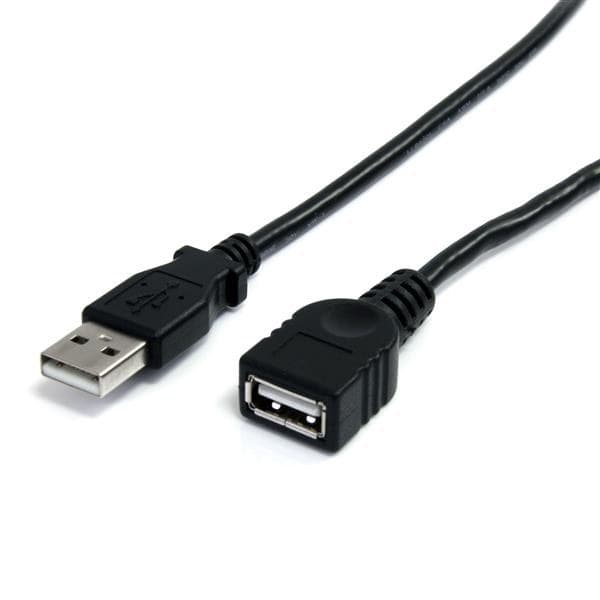 StarTech.com USB 2.0 Extension Cable A to A - M/F 0.9m (3ft) - Black