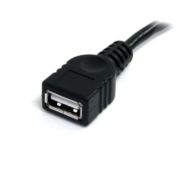 StarTech.com USB 2.0 Extension Cable A to A - M/F 0.9m (3ft) - Black - Image 3