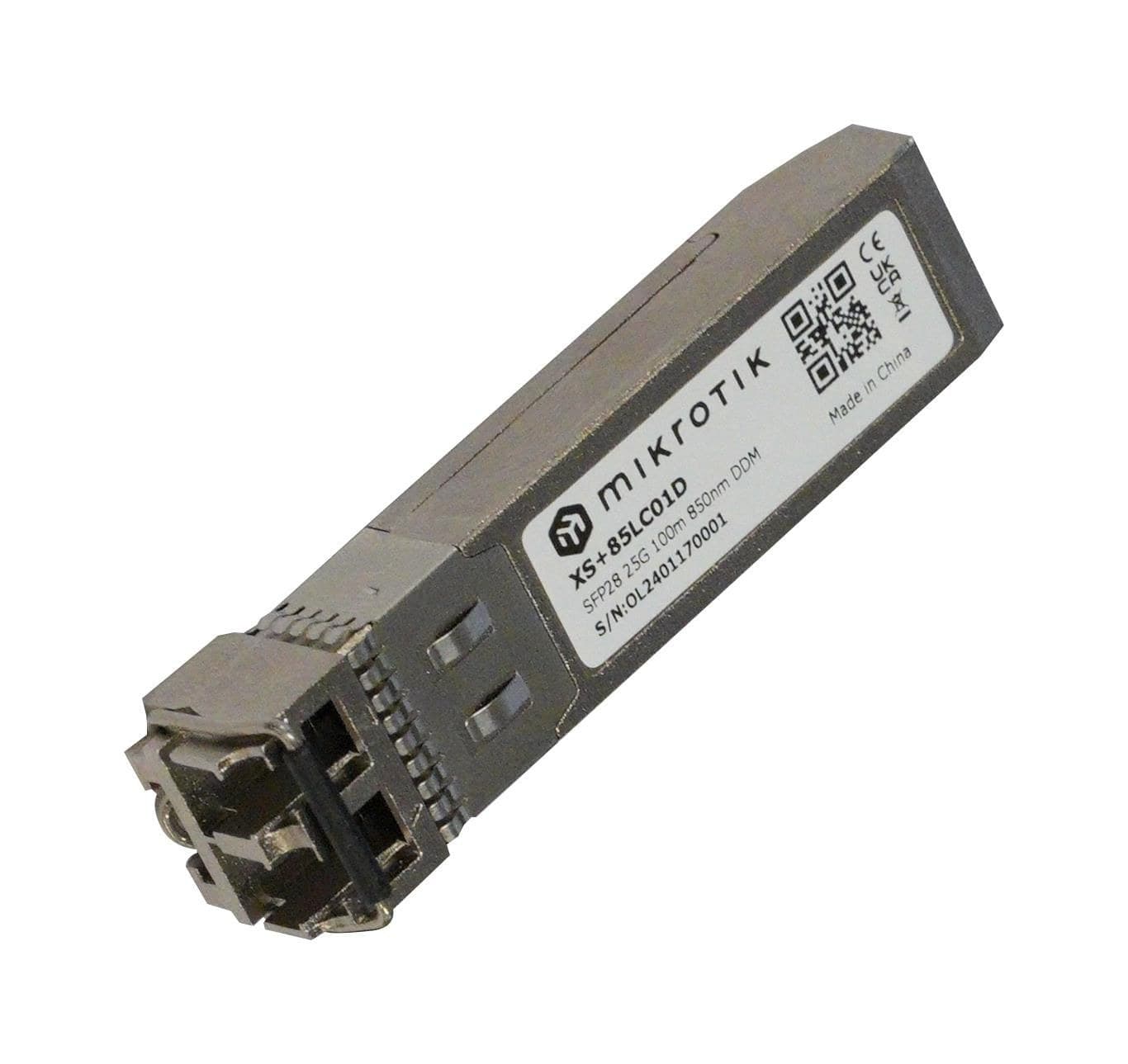 MikroTik XS+85LC01D SFP28 25G Multi-Mode Transceiver 850nm LC 100m