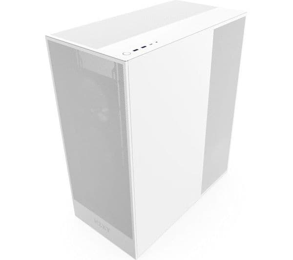 NZXT H7 Flow PC Case White - Image 2