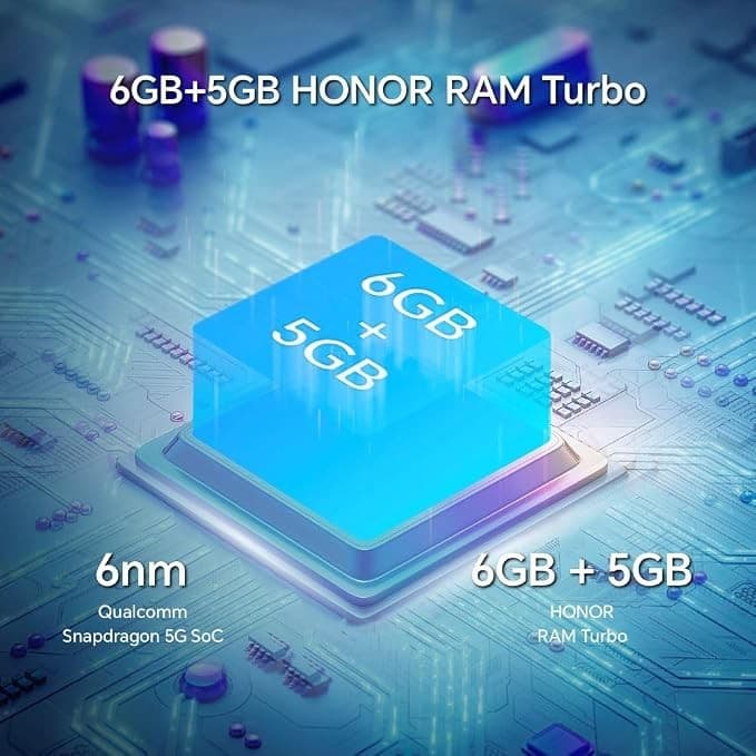 HONOR Magic5 Lite 5G RMO-NX1 128GB 6GB RAM Smartphone - Midnight Black - Image 2