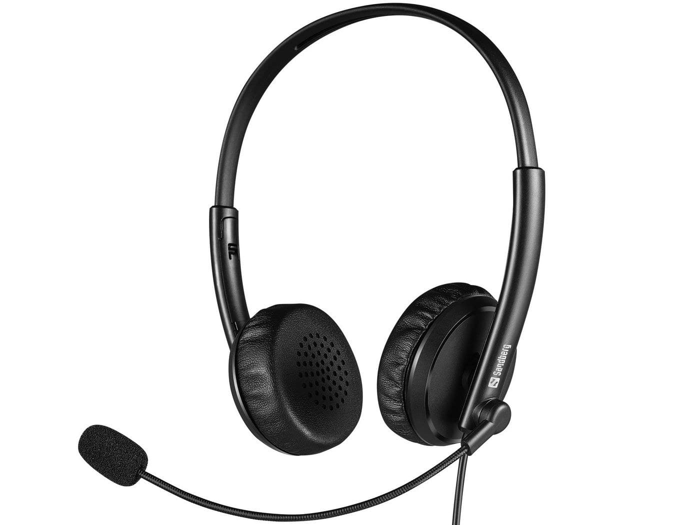Sandberg 2in1 Office Headset 3.5mm Jack + USB - Black (126-21)