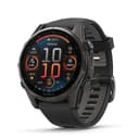 Garmin Fenix 8 AMOLED 43mm Sapphire - Carbon Grey DLC Titanium with Black/Pebble Grey Band thumbnail 1
