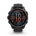 Garmin Fenix 8 AMOLED 43mm Sapphire - Carbon Grey DLC Titanium with Black/Pebble Grey Band thumbnail 2