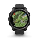 Garmin Fenix 8 AMOLED 43mm Sapphire - Carbon Grey DLC Titanium with Black/Pebble Grey Band thumbnail 6