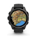 Garmin Fenix 8 AMOLED 43mm Sapphire - Carbon Grey DLC Titanium with Black/Pebble Grey Band thumbnail 8
