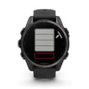 Garmin Fenix 8 AMOLED 43mm Sapphire - Carbon Grey DLC Titanium with Black/Pebble Grey Band thumbnail 9