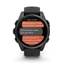 Garmin Fenix 8 AMOLED 43mm Sapphire - Carbon Grey DLC Titanium with Black/Pebble Grey Band thumbnail 10