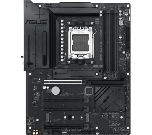 ASUS X870 MAX GAMING WIFI7 AMD AM5 DDR5 ATX Motherboard - Black - Image 1