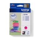 Brother LC221M Original Ink Cartridge, 260 Pages - Magenta thumbnail 1