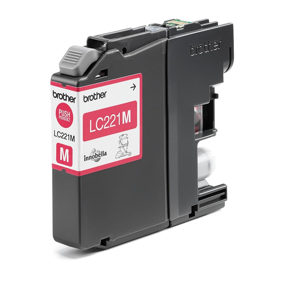 Brother LC221M Original Ink Cartridge, 260 Pages - Magenta - Image 4