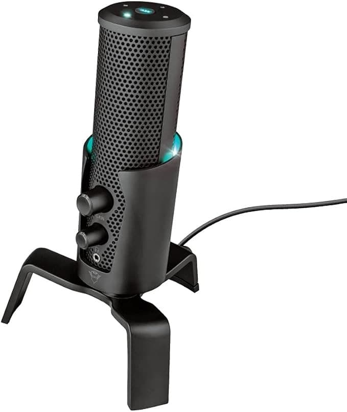 Trust GXT 258 Fyru USB 4-in-1 Streaming Microphone - Black - Image 1