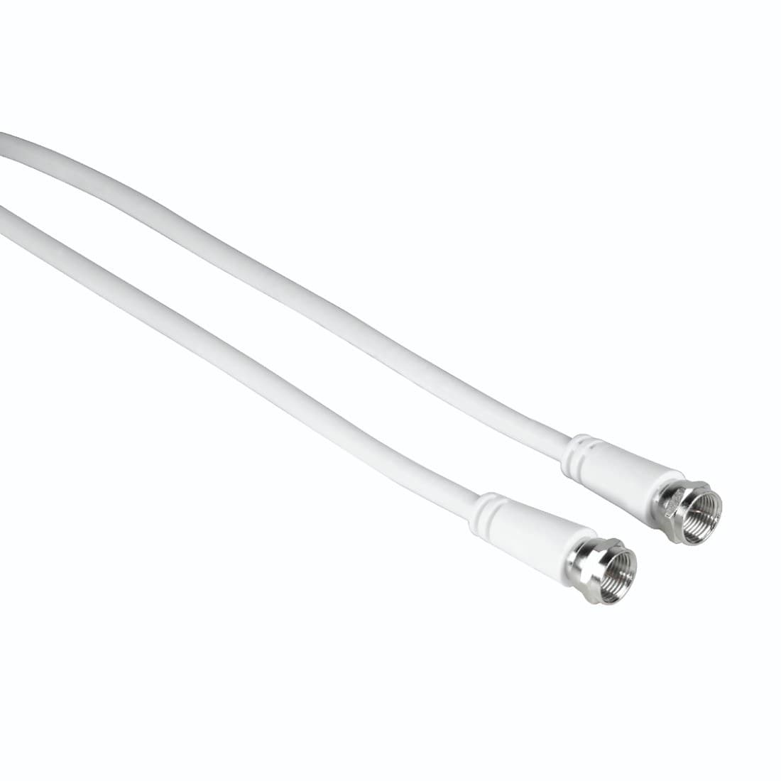 Hama SAT Connection Cable, F Plug - F Plug, 75 dB, 1.5 m, White (00205037)
