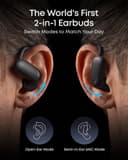 Soundcore AeroFit 2 Pro Open-Ear Hybrid Earbuds, Bluetooth 6.1, LDAC - Black thumbnail 4