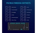 Rapoo V500PRO 2.4GHz Wireless Mechanical Gaming Keyboard Black - TKL thumbnail 4