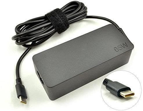 Lenovo 65W USB-C AC Adapter (20V 3.25A), Black