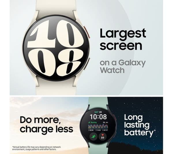 Samsung Galaxy Watch6 44mm Bluetooth Smartwatch - Silver - Image 6
