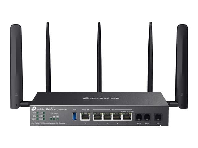 TP-Link Omada DR3650v-4G V1 4G+ Cat6 AX3000 Wi-Fi 6 DSL VoIP Gateway - Image 2