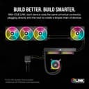 Corsair iCUE LINK H150i RGB 360mm AIO Liquid CPU Cooler - Black thumbnail 3