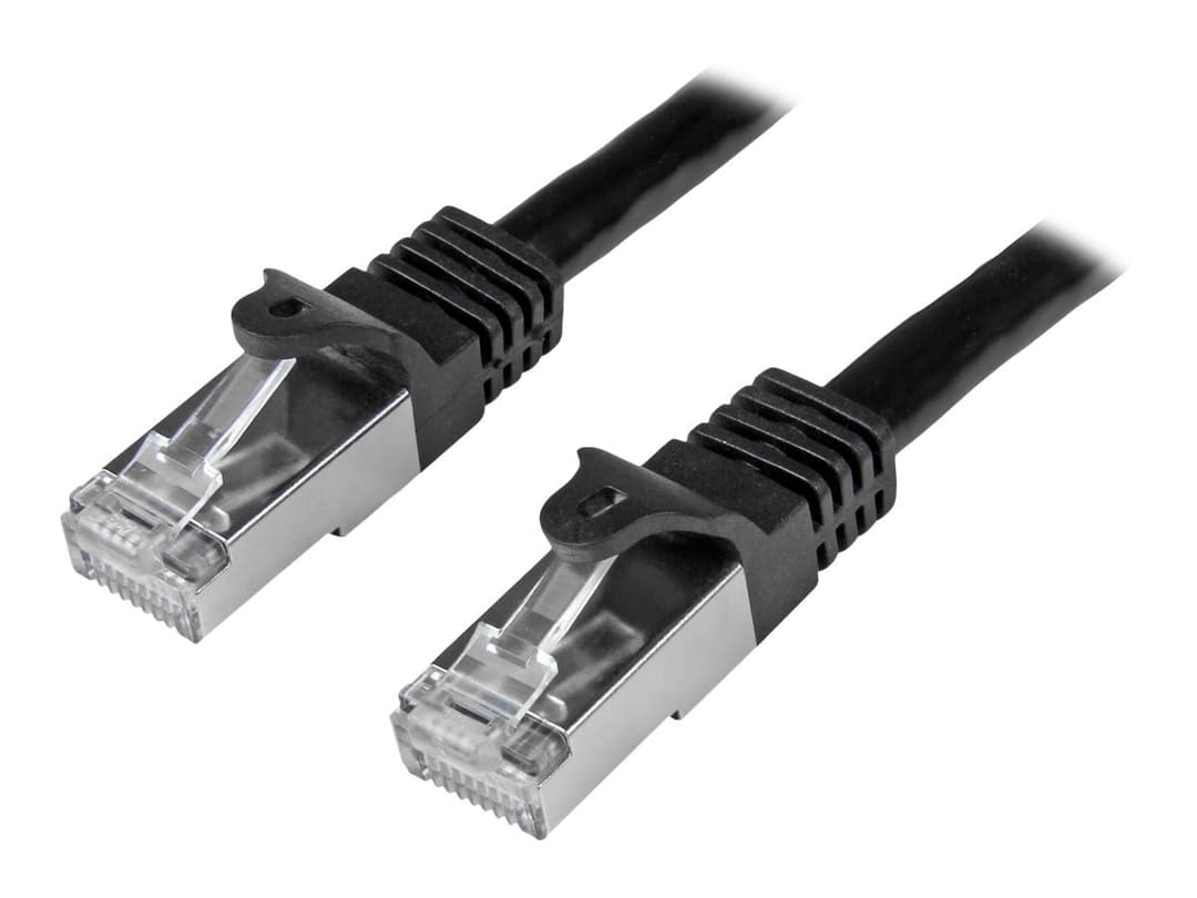 StarTech CAT6 Shielded SFTP Snagless Patch Cable 5m - Black (N6SPAT5MBK) - Image 1