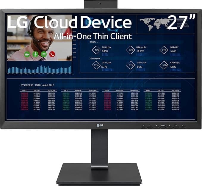 LG 27CQ650N 27" Cloud Device Thin Client AIO Monitor Full HD Black - Image 1