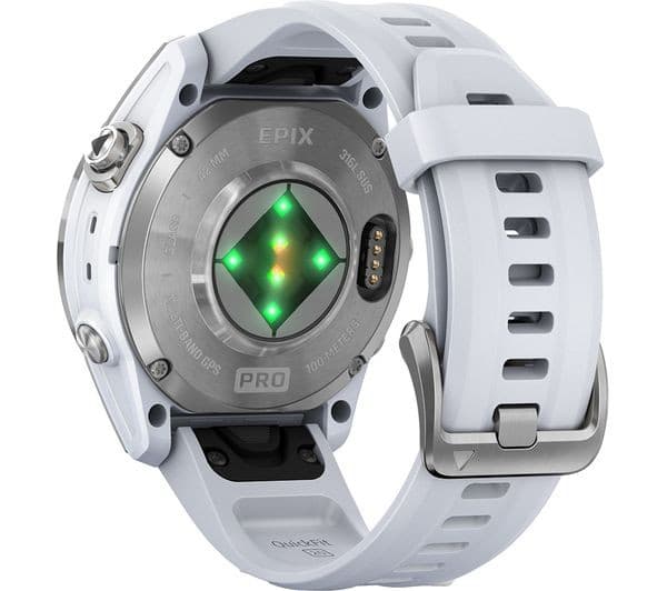 Garmin epix Pro (Gen 2) 42mm Standard Edition GPS Smartwatch - Silver & Whitestone - Image 4
