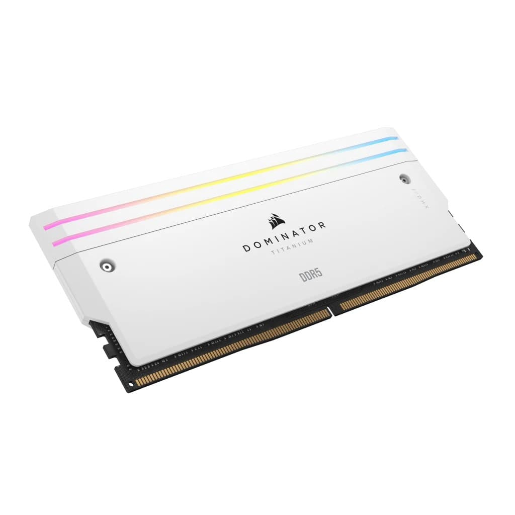 Corsair Dominator Titanium RGB DDR5 48GB (2x24GB) 7200MHz CL36 - White - Image 2