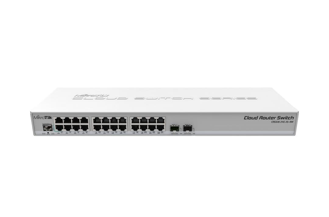 MikroTik Cloud Router Switch CRS326-24G-2S+RM 24-Port Gigabit Switch with 2x SFP+ - Image 1