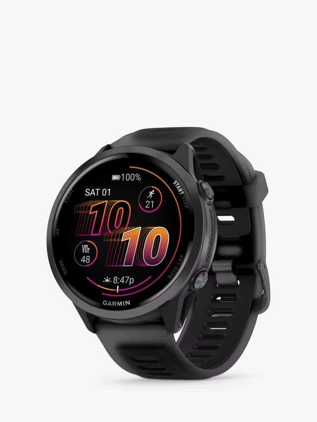 Garmin Forerunner 570 47mm GPS Running Smartwatch AMOLED - Slate Grey - Image 1