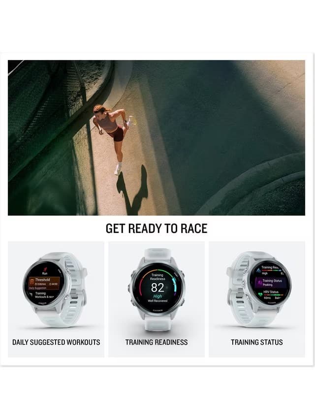 Garmin Forerunner 570 47mm GPS Running Smartwatch AMOLED - Slate Grey - Image 4