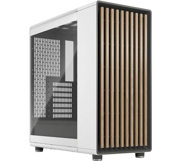 Fractal Design North Tempered Glass Mid Tower ATX PC Case - Chalk White