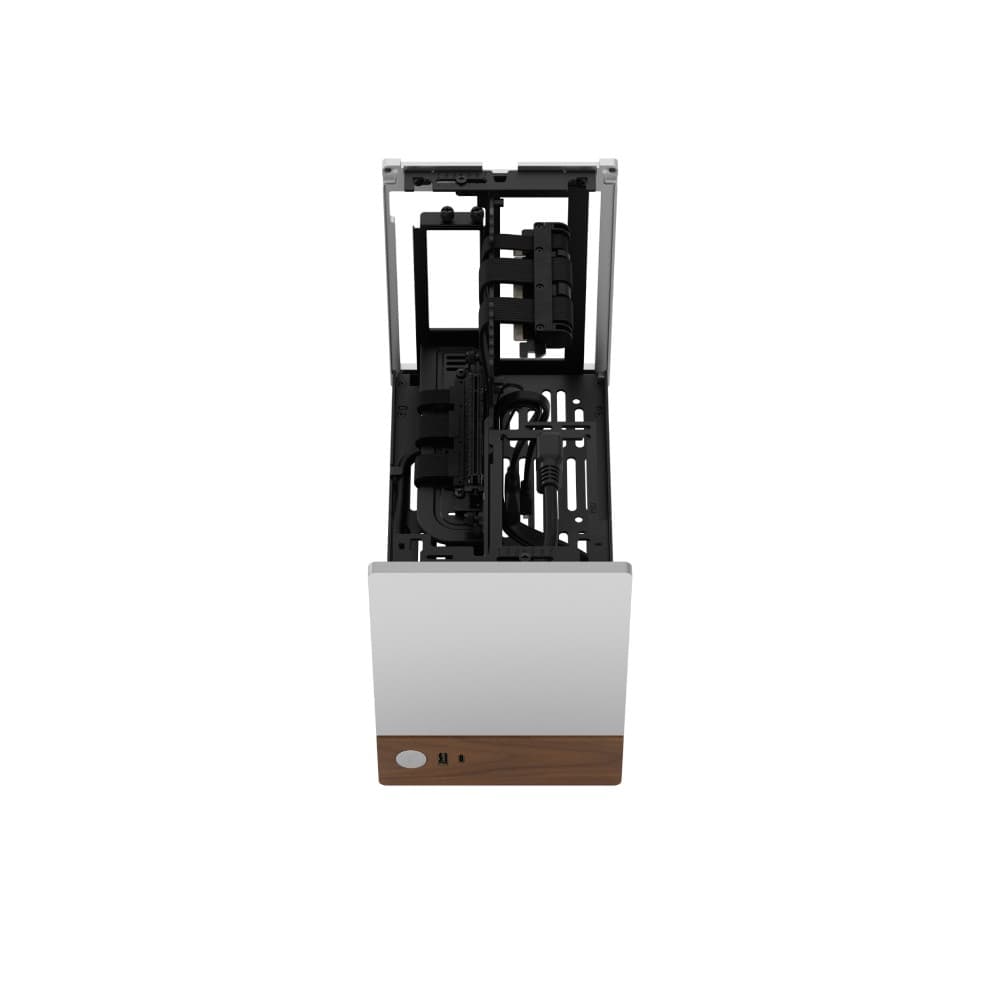 Fractal Design Terra Mini-ITX SFF PC Gaming Case - Silver - Image 5