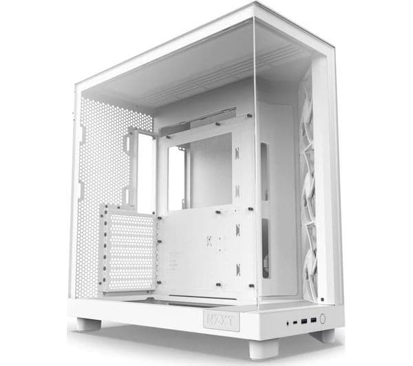 NZXT H6 FLOW ATX Mid-Tower PC Case White