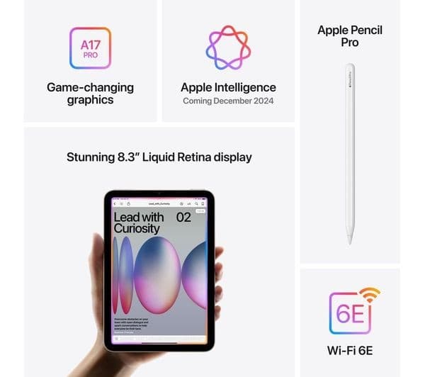 Apple iPad mini 8.3" 256GB Space Grey - Image 7