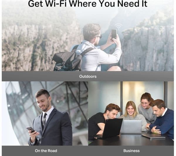 Mercusys MT110 4G LTE Portable Mobile Wi-Fi Router - Black - Image 9