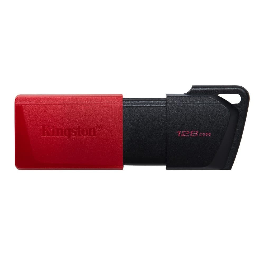Kingston DataTraveler Exodia M USB 3.2 Gen 1 Flash Drive 128GB - Black/Red - Image 1