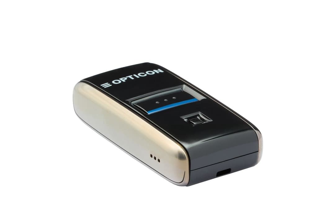 Opticon OPN-2500 1D Laser Bluetooth Companion Scanner, Black - Image 1
