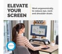 Fellowes Hana LT Monitor Stand - Black (100016996) thumbnail 2