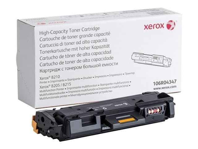 Xerox 106R04347 High Capacity Black Original Toner Cartridge - 3000 Pages - for B205/B210/B215 - Image 1