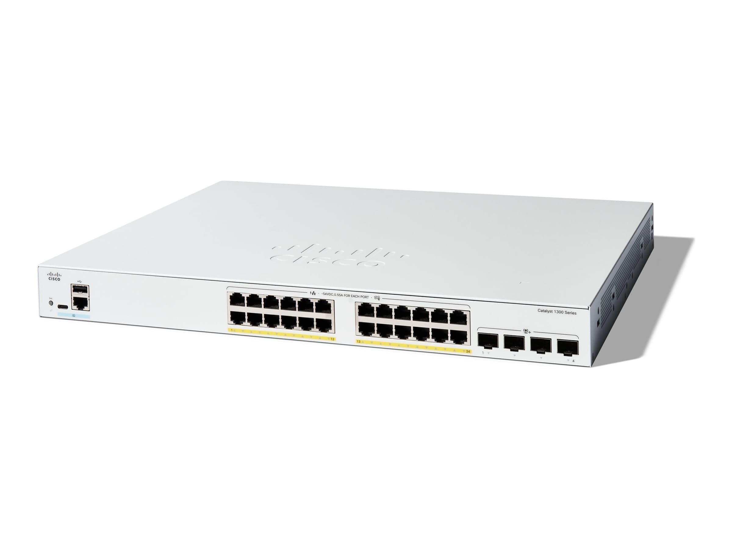 Cisco Catalyst 1300-24FP-4X Switch 24 Ports