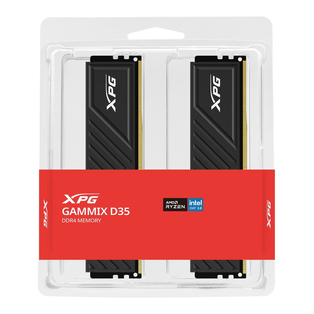 ADATA XPG GAMMIX D35 DDR4 3200MHz CL16 Desktop RAM 16GB (2 x 8GB) - Black - Image 5
