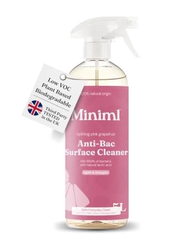 Miniml Eco Antibacterial Surface Cleaner Spray 750ml – Grapefruit - Image 2