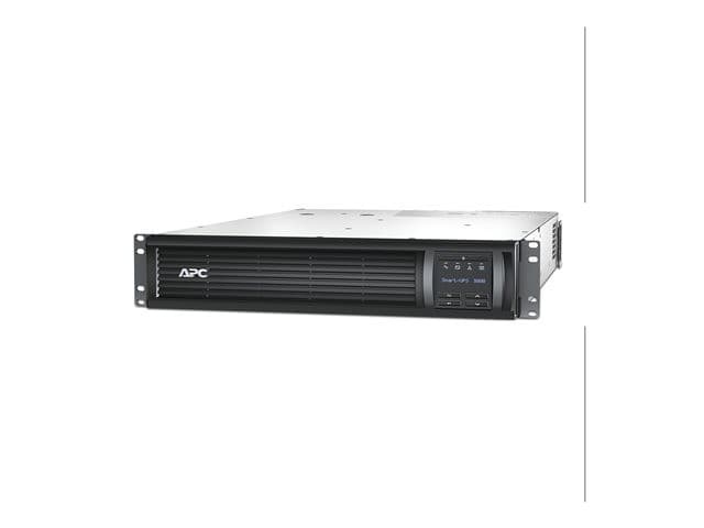 APC Smart-UPS SMT3000RMI2UNC 3000VA/2700W LCD RM 2U 230V UPS with Network Management Card - Black