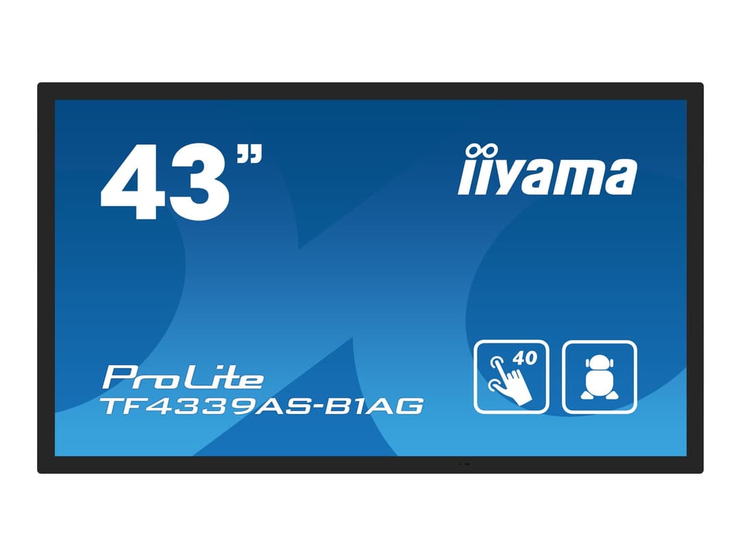 iiyama ProLite TF4339AS-B1AG 43" Class (42.5" viewable) LED-backlit LCD display - 4K - for digital signage - Image 1