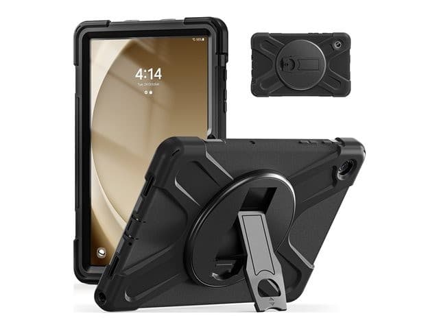 Techair Classic Pro Rugged Tablet Case for Samsung Galaxy Tab A9+ 11" Black - Image 1