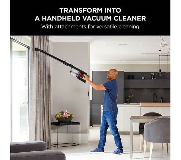 Shark IZ300 Anti Hair Wrap Cordless Stick Vacuum Cleaner with Pet Tool - Black & Red - Image 6